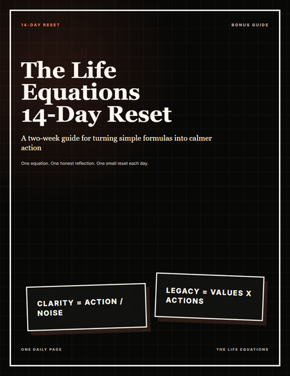 The Life Equations 14-Day Reset cover